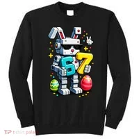 Easter Day Bunny Egg 6-7 Meme Gamer Sweatshirt thumb 0