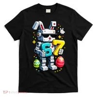 Easter Day Bunny Egg 6-7 Meme Gamer T-Shirt thumb 0