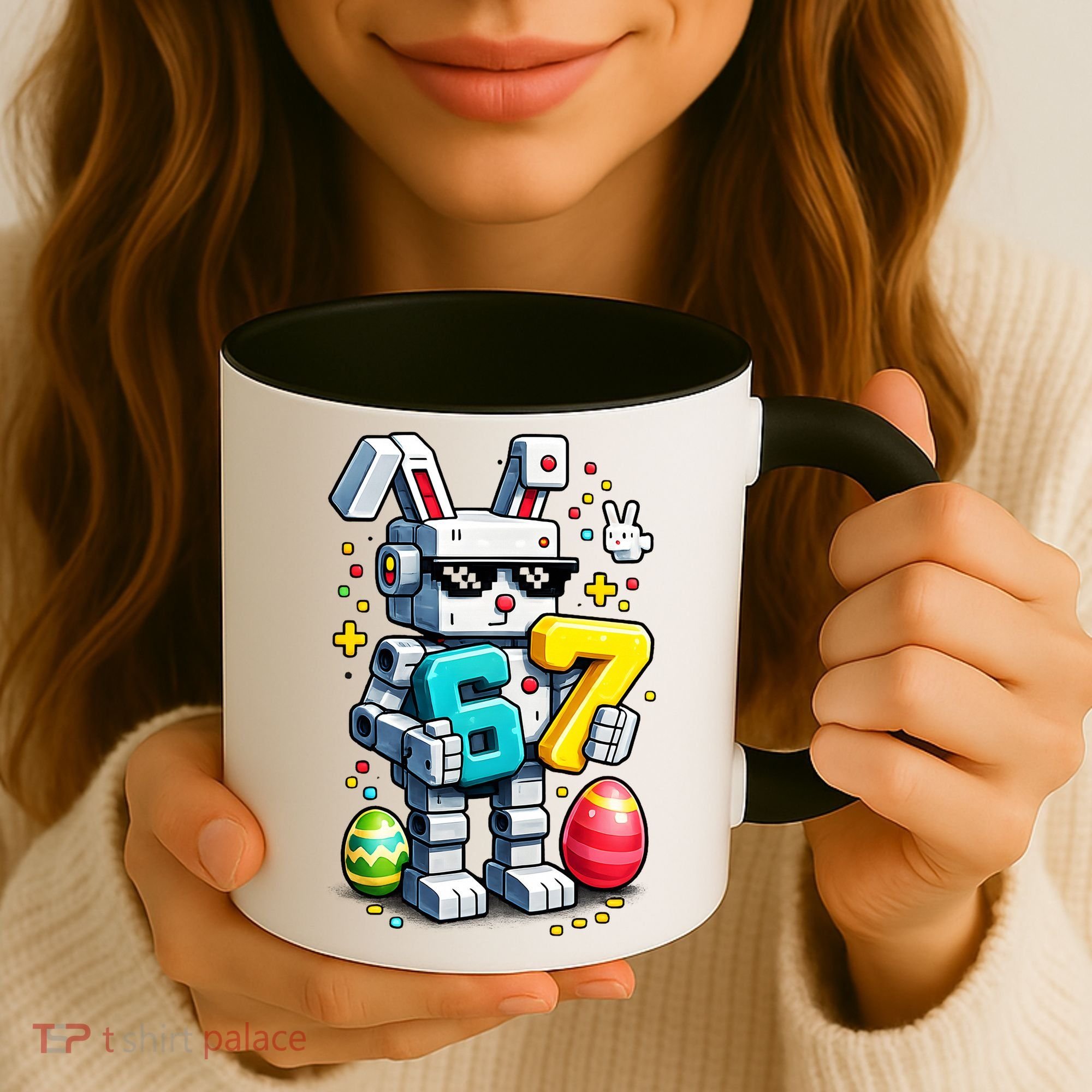 Easter Day Bunny Egg 6-7 Meme Gamer Coffee Mug