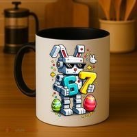 Easter Day Bunny Egg 6-7 Meme Gamer Coffee Mug thumb 4