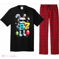 Easter Day Bunny Egg 6-7 Meme Gamer Pajama Set thumb 0