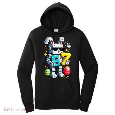 Easter Day Bunny Egg 6-7 Meme Gamer Women's Hoodie