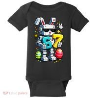 Easter Day Bunny Egg 6-7 Meme Gamer Baby Bodysuit thumb 0