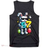 Easter Day Bunny Egg 6-7 Meme Gamer Tank Top thumb 0