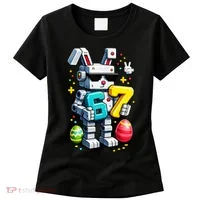 Easter Day Bunny Egg 6-7 Meme Gamer Women's T-Shirt thumb 0