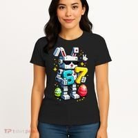 Easter Day Bunny Egg 6-7 Meme Gamer Women's T-Shirt thumb 4