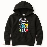 Easter Day Bunny Egg 6-7 Meme Gamer Kids Hoodie thumb 0