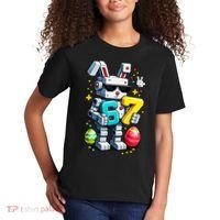 Easter Day Bunny Egg 6-7 Meme Gamer Kids T-Shirt thumb 2