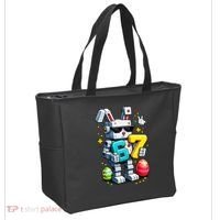 Easter Day Bunny Egg 6-7 Meme Gamer Tote Bag thumb 2