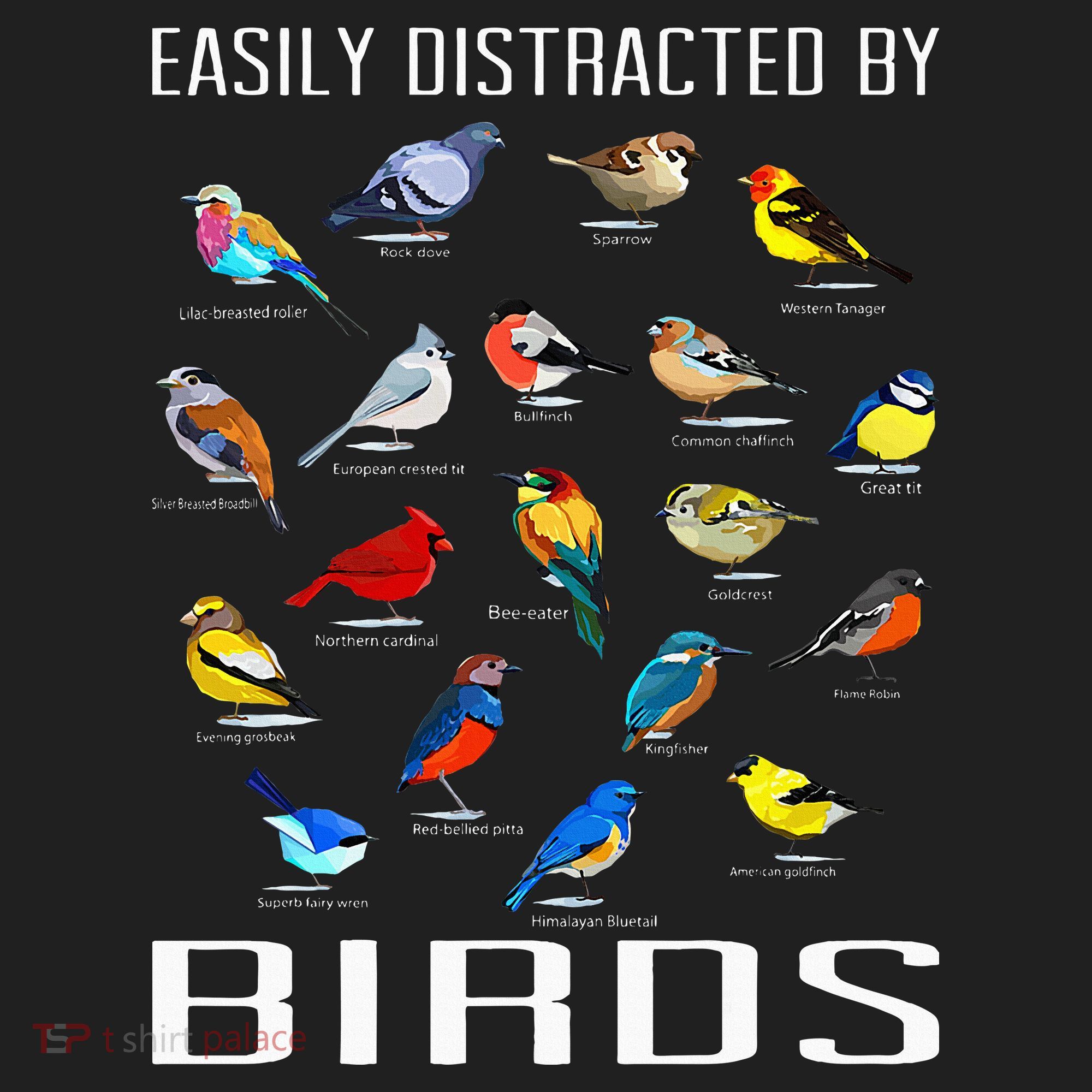 Easily Distracted By Birds Birdwatching Lover Birdwatcher Beanie