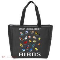 Easily Distracted By Birds Birdwatching Lover Birdwatcher Tote Bag thumb 0