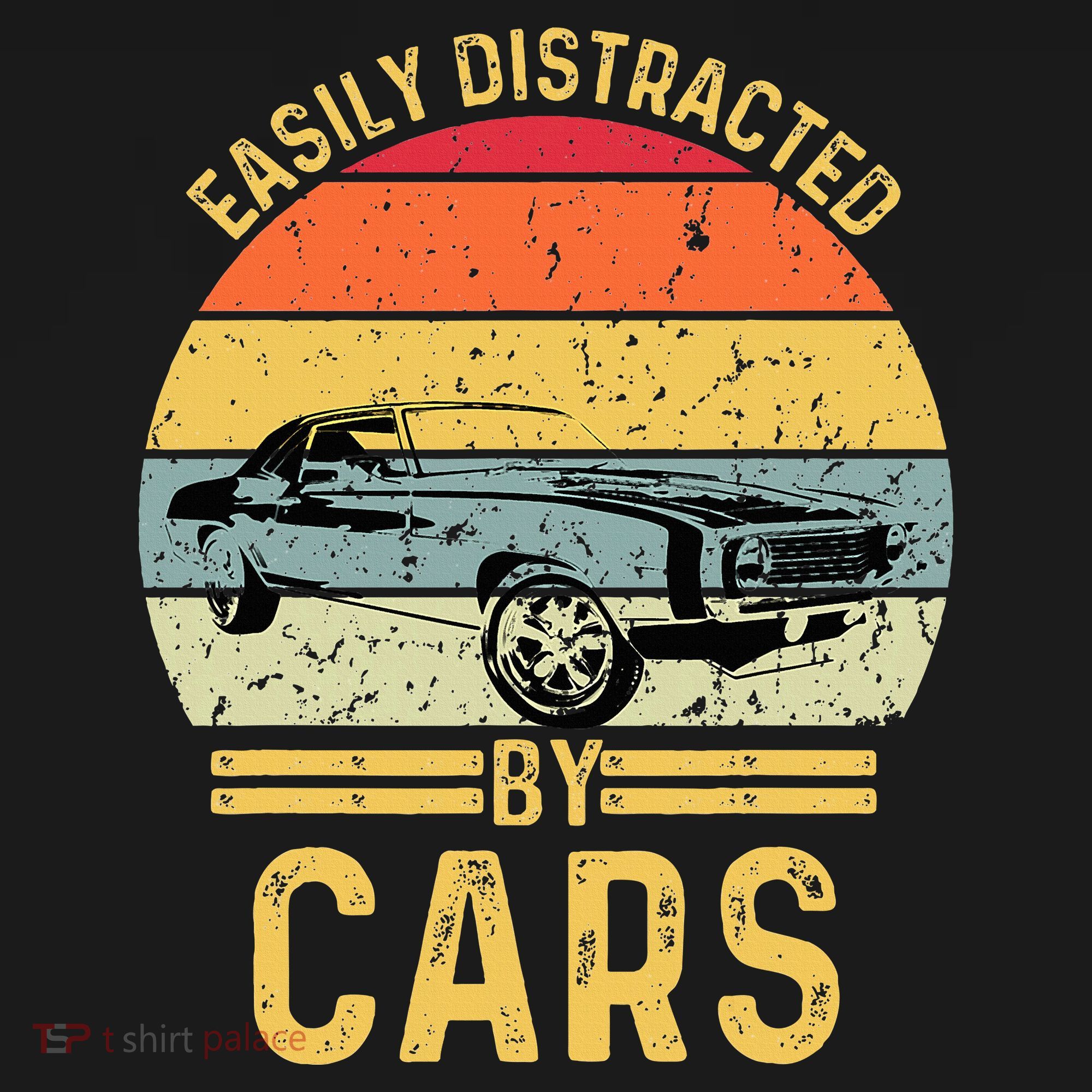 Easily Distracted By Cars Automobile Car Lover Sweatshirt