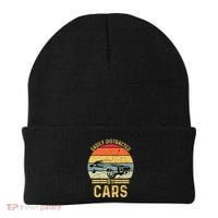 Easily Distracted By Cars Automobile Car Lover Beanie thumb 0