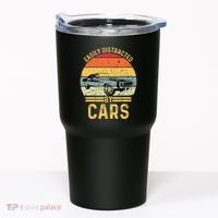 Easily Distracted By Cars Automobile Car Lover Tumbler thumb 0