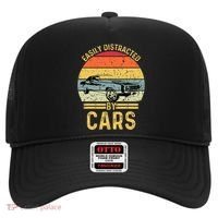 Easily Distracted By Cars Automobile Car Lover Hat thumb 0