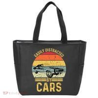 Easily Distracted By Cars Automobile Car Lover Tote Bag thumb 0