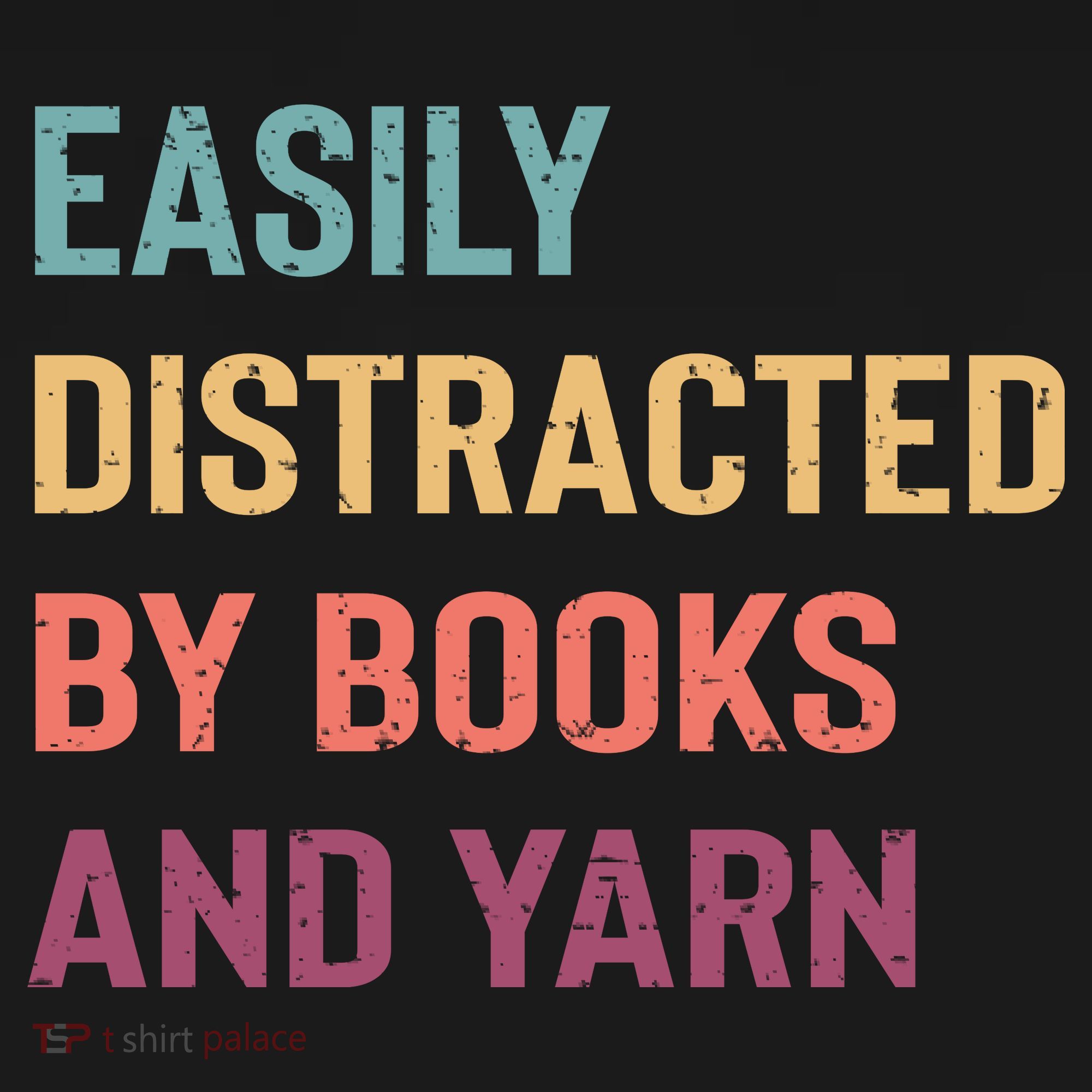 Easily Distracted By Books And Yarn Yarn Lover Sweatshirt