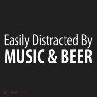 Easily Distracted By Music & Beer Beanie thumb 2