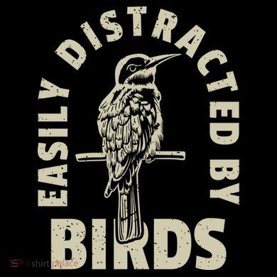Easily Distracted By Birds Bird Cage Vintage Distress 16oz Travel Tumbler