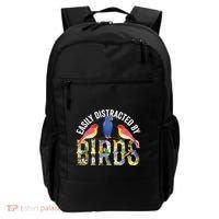 Easily Distracted By Birds Funny Bird Wtahers Backpack thumb 0