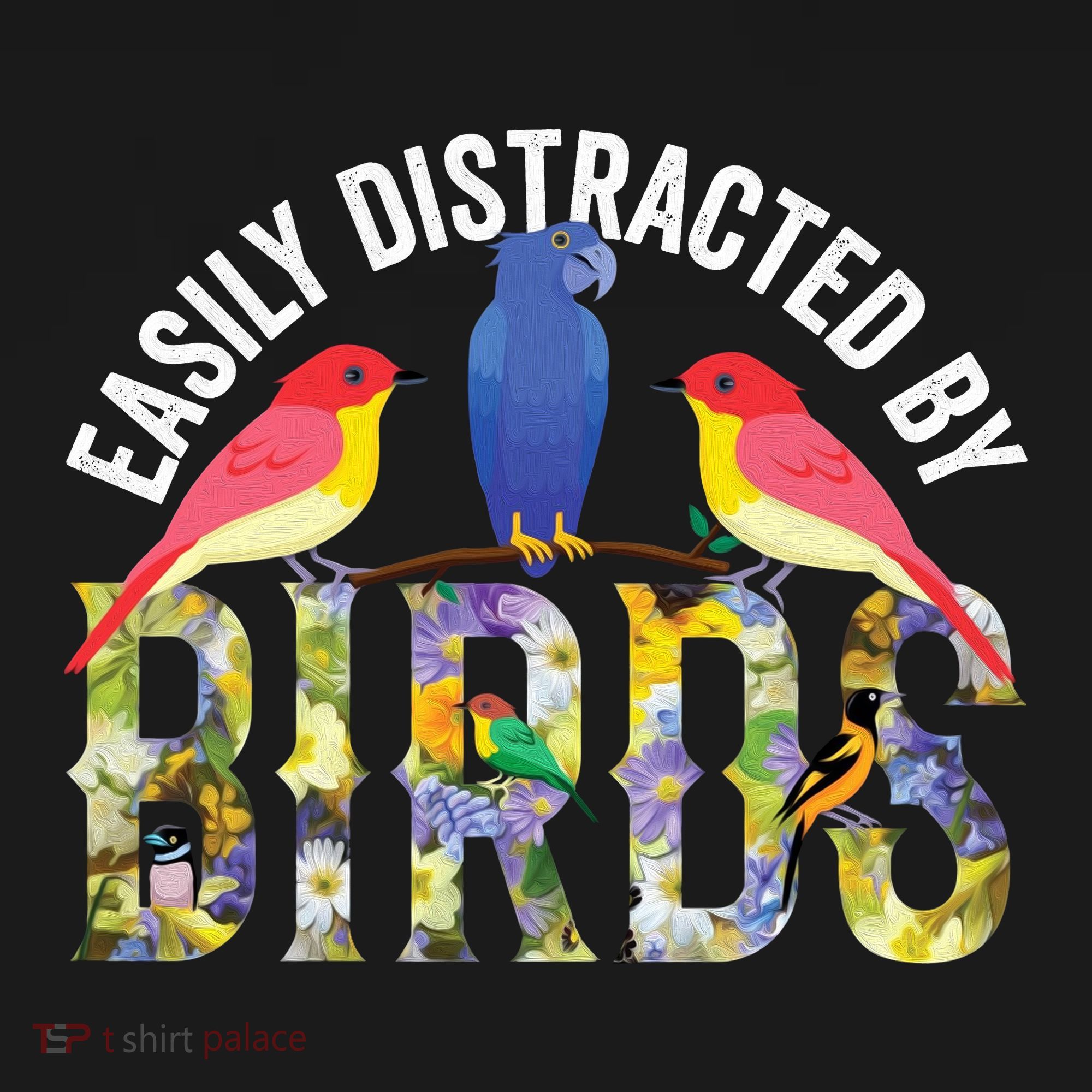 Easily Distracted By Birds Funny Bird Wtahers Backpack