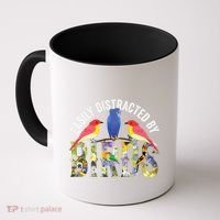 Easily Distracted By Birds Funny Bird Wtahers Coffee Mug thumb 0