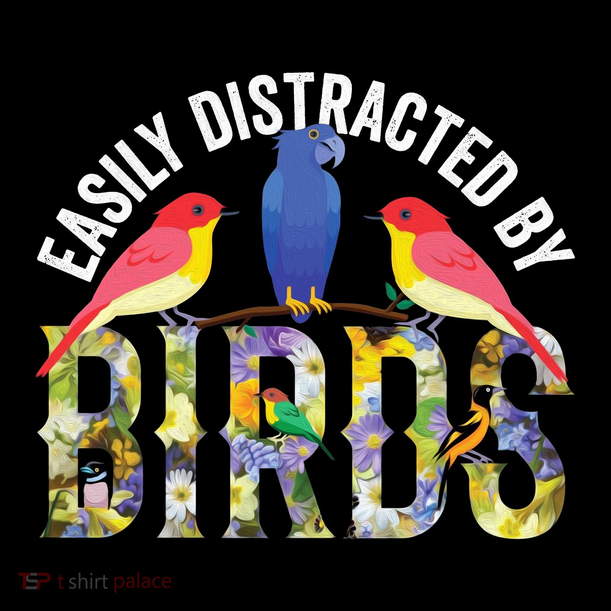 Easily Distracted By Birds Funny Bird Wtahers Coffee Mug