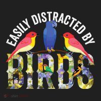 Easily Distracted By Birds Funny Bird Wtahers Tumbler thumb 3