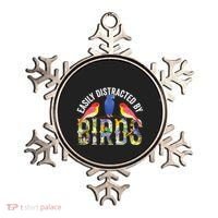 Easily Distracted By Birds Funny Bird Wtahers Ornament thumb 0