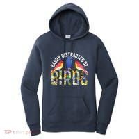 Easily Distracted By Birds Funny Bird Wtahers Women's Hoodie thumb 0
