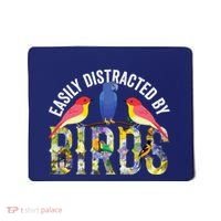 Easily Distracted By Birds Funny Bird Wtahers Mousepad thumb 0