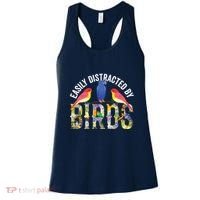 Easily Distracted By Birds Funny Bird Wtahers Women's Tank Top thumb 0