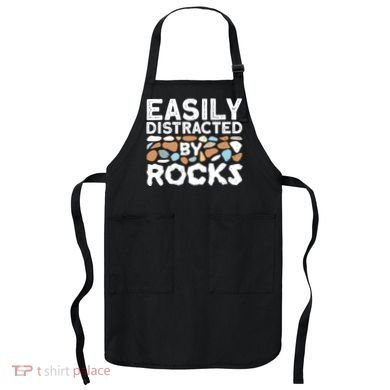 Easily Distracted By Rock Vintage Apron