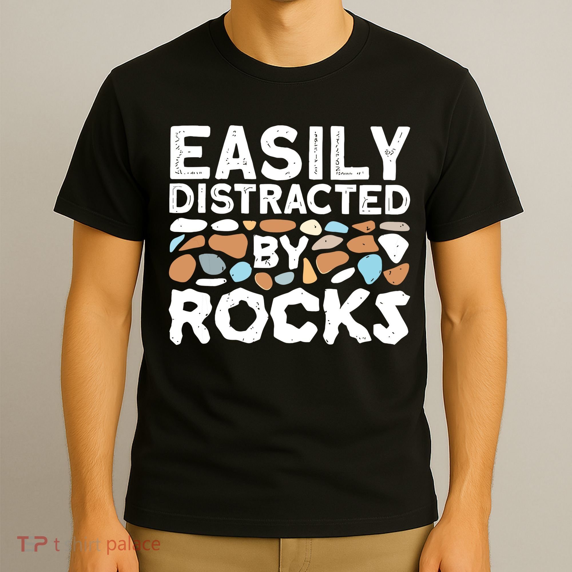 Easily Distracted By Rock Vintage T-Shirt
