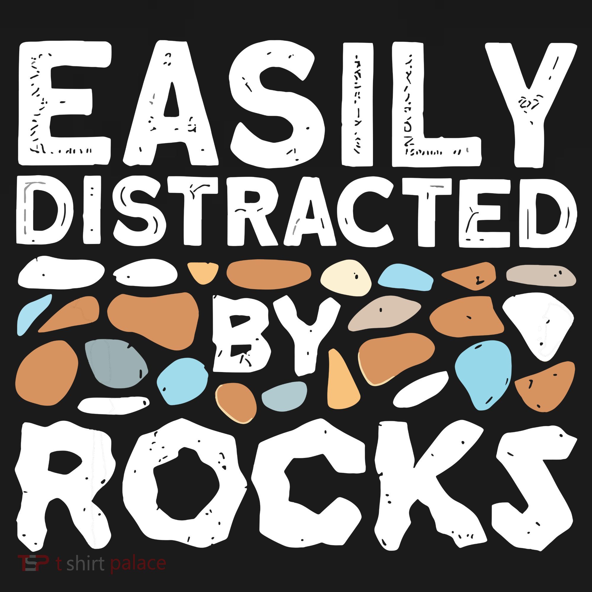 Easily Distracted By Rock Vintage T-Shirt
