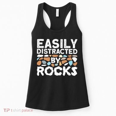 Easily Distracted By Rock Vintage Women's Tank Top