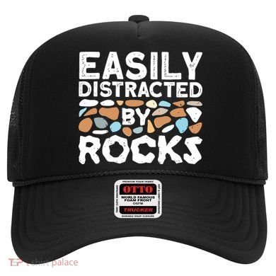 Easily Distracted By Rock Vintage Hat