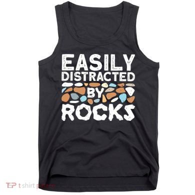 Easily Distracted By Rock Vintage Tank Top
