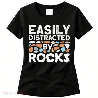 Easily Distracted By Rock Vintage Women's T-Shirt