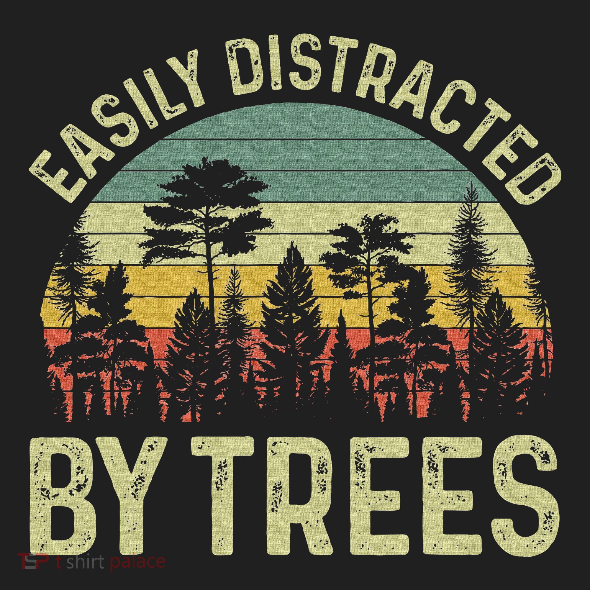 Easily Distracted By Trees Funny Tree Planting Trees Beanie