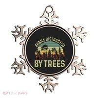 Easily Distracted By Trees Funny Tree Planting Trees Ornament thumb 0
