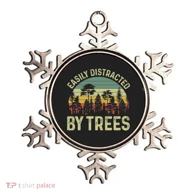 Easily Distracted By Trees Funny Tree Planting Trees Ornament