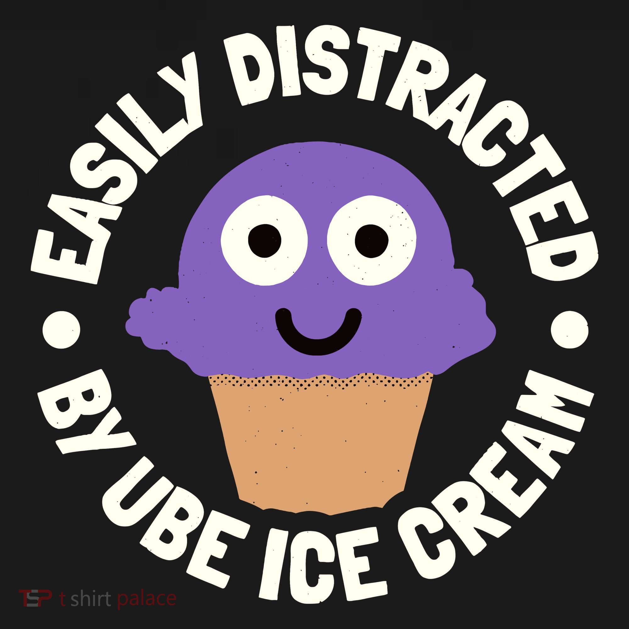 Easily Distracted By Ube Ice Cream Ube Ice Cream Lover Tote Bag