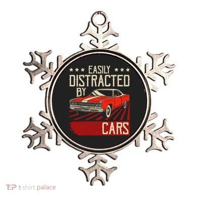 Easily Distracted By Cars Classic Muscle Car Guy Car Lover Ornament