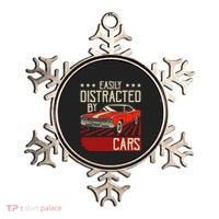 Easily Distracted By Cars Classic Muscle Car Guy Car Lover Ornament thumb 0