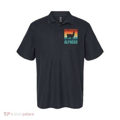 Easily Distracted By Alpacas Design For An Alpaca Fan Polo