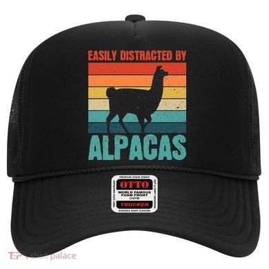 Easily Distracted By Alpacas Design For An Alpaca Fan Hat