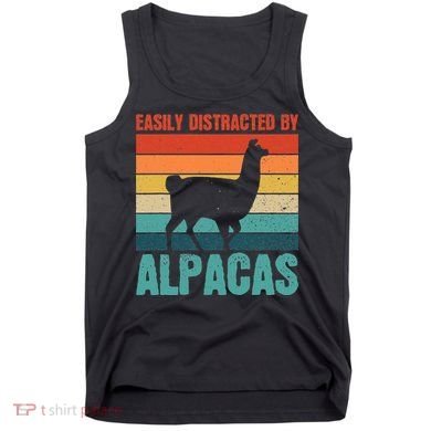 Easily Distracted By Alpacas Design For An Alpaca Fan Tank Top