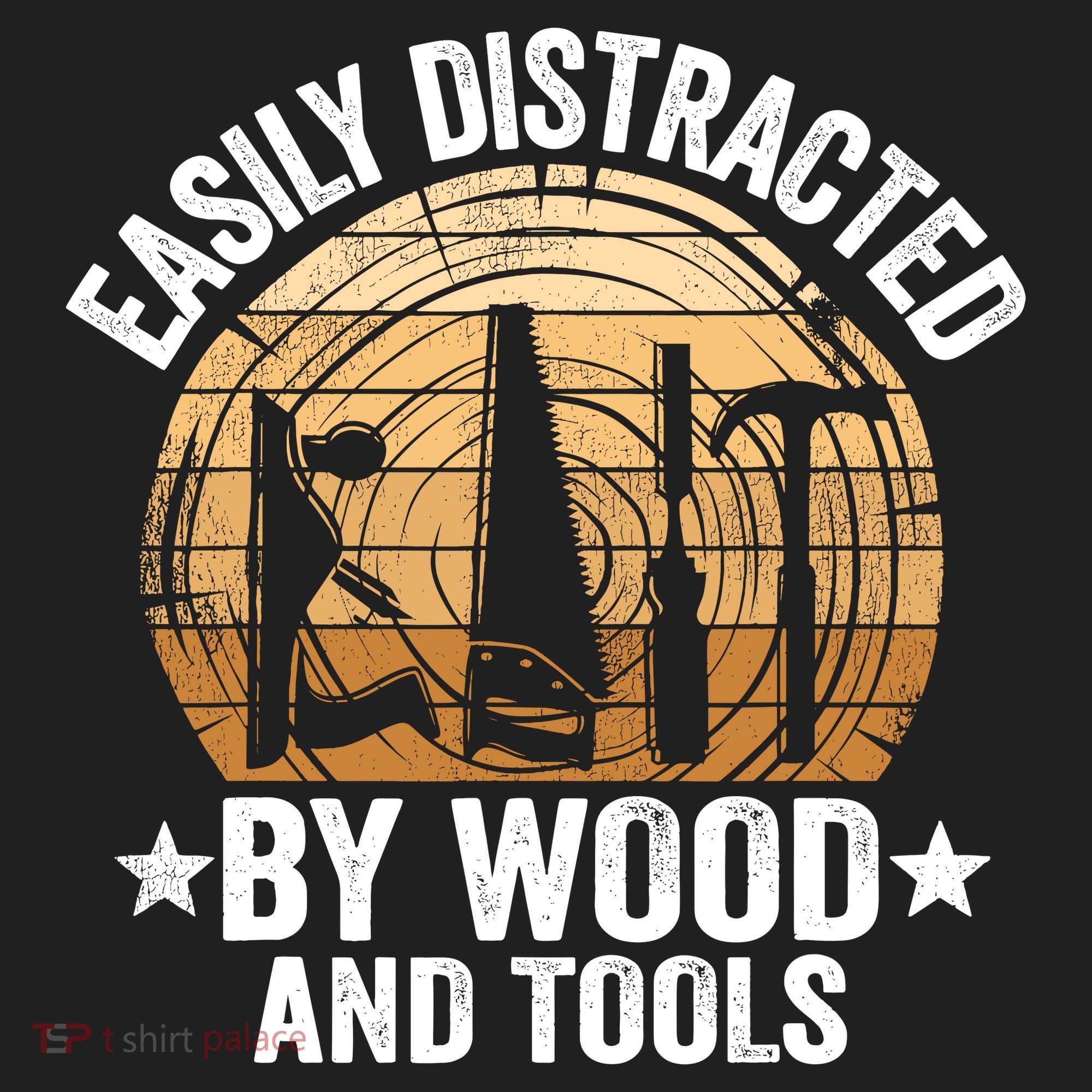 Easily Distracted By Wood And Tools Funny Woodworking Tumbler