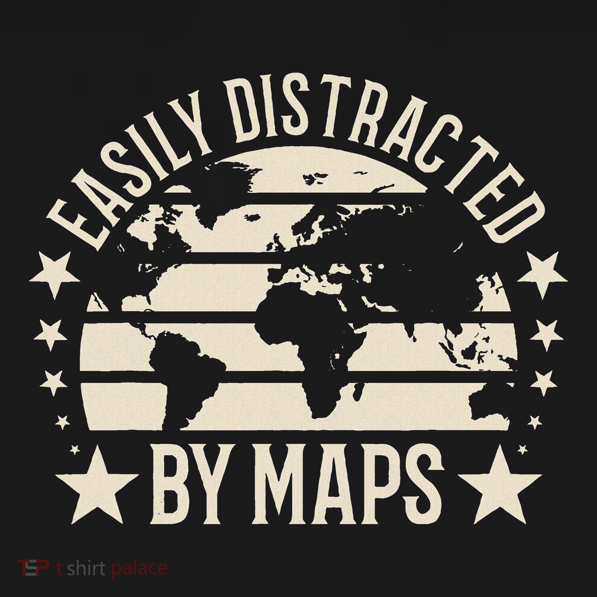 Easily Distracted By Maps Geography Pajama Set